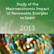 APPA - Estudio del Impacto Macroeconómico de las Energías Renovables en España 2013. Projekt z dziedziny Br, ing i ident, fikacja wizualna,  Manager art, st, czn, Design, Grafika ed, torska i Projektowanie graficzne użytkownika Víctor González Parra - 11.01.2015