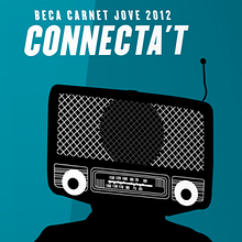 Diseño carteles Beca carnet jove: "Connecta't" al cómic, a la rádio, a les lletres.. Graphic Design project by Nati Morales tosar - 01.31.2015