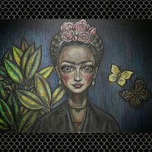 Mi Frida. Un proyecto de Bellas Artes, Ilustración tradicional y Pintura de Soraya Fernandez Albarral - 01.02.2015