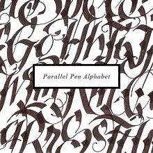 Parallel Pen Alphabet. Un proyecto de Caligrafía de Guillermo Sacristán - 02.02.2015