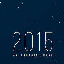 Calendario Lunar 2015 Ein Projekt aus dem Bereich Grafikdesign von flou-flou - 03.02.2015