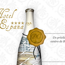 Newsletters para Hotel España. Un proyecto de Diseño gráfico e Ilustración tradicional de Anna Llopis - 03.02.2012