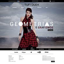 Web Tufi Duek Brasil - Tienda online 2014. Art Direction, and Web Design project by Berta López Fernández - 06.03.2014