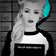 pin up very pretty. Un progetto di Design, Lighting design, Graphic design e Illustrazione tradizionale di Julio Alberto Bautista Gonzalez - 03.02.2015