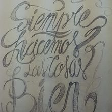 Lettering. Un progetto di Calligrafia e Illustrazione tradizionale di David Perez Basulto - 03.02.2015