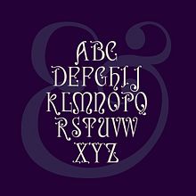 NEREA Art Nouveau | TYPOGRAPHY | Try for free. T, and pograph project by Patricia Rueda Sáez - 02.04.2015