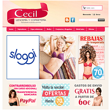 Cecil, tienda de lencería y corsetería. Un projet de Développement web, Création de costumes, Webdesign, Informatique , et Marketing de ALEJANDRO GIL GONZALEZ - 09.05.2013