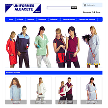 Uniformes Albacete, tienda online. Shoe Design project by ALEJANDRO GIL GONZALEZ - 12.19.2012