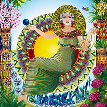 Calendario Diosas de Egipto. Un proyecto de Diseño e Ilustración tradicional de Victoria y Javier Sáenz Messía - 05.02.2009