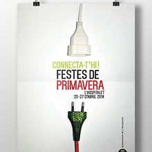 Cartel Festes de Primavera de l'Hospitalet 2014. Un projet de Design graphique , et Photographie de Joan Rosero - 31.03.2014