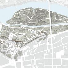 Plano de situación de un proyecto en La Rioja. Architecture, Graphic Design, and Traditional illustration project by Estanis Arena Estrade - 01.26.2015