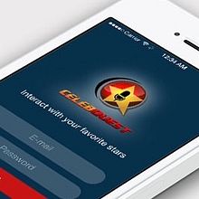 UI app CelebQuest Ein Projekt aus dem Bereich Grafikdesign und UX / UI von Iván Tejero - 14.09.2014