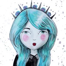 Estrafalarias. Fine Arts, Character Design, and Traditional illustration project by Inés Rodríguez - 12.10.2014