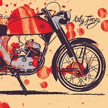 Wall print for Oh My Cut...! hairdresser shop in Barcelona. Un progetto di Illustrazione tradizionale di Arly Jones - 11.02.2015