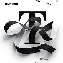 Carteles CDN  2014-15. Design, e Tipografia projeto de Isidro Ferrer - 14.02.2015