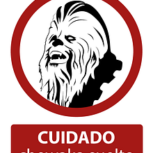 Chewaka suelto. Graphic Design, and Traditional illustration project by Fran Aguilar - 02.14.2015