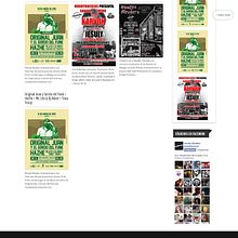 Moody Rockers Promotora de Conciertos. Desenvolvimento Web, e Web Design projeto de Fernando Román Vázquez - 14.09.2014