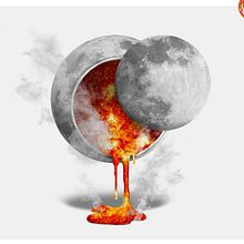 SuperMoon!!. Traditional illustration project by Paco Martos - 02.15.2015