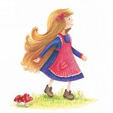 Cabellos de oro. Un proyecto de Ilustración tradicional de Sandra Martinez - 15.02.2015
