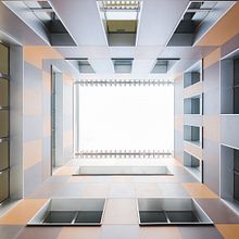 Edificio Multiusos I+D+I de la USAL. C/ Espejo, Salamanca.. Projekt z dziedziny  Architektura i Fotografia użytkownika Álvaro Viera - 15.02.2015
