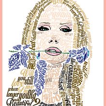 Sing with Lana del Rey. Graphic Design project by Melisa Loza Martínez - 01.09.2014