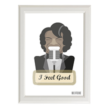 James Brown. Graphic Design, and Traditional illustration project by beitebe - 02.16.2015
