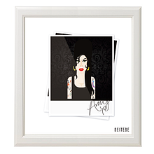 Amy Winehouse. Graphic Design, and Traditional illustration project by beitebe - 02.16.2015
