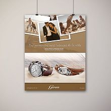 Cartel Baume&Mercier para Joyería Gerais. Graphic Design project by Grisel Tolstow - 02.16.2015