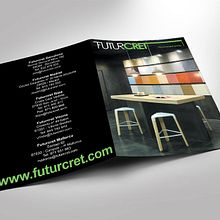 Díptico Futurcret. Un proyecto de Diseño gráfico de Alejandro Serrano Caballero - 29.09.2013