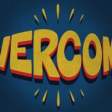 OVERCOME - Lettering. Design, Traditional illustration, T, and pograph project by Miriam San Juan Fernández - 02.18.2015