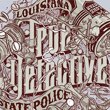 True Detective Lettering. Een project van  Ontwerp, Grafisch ontwerp, Traditionele illustratie, T y pografie van Ink Bad Company - 18.02.2015