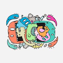 Bichos y aliens. Un projet de Direction artistique, Conception de personnages et Illustration traditionnelle de Isaac González - 19.02.2015