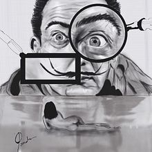 Dalí. Art Direction, Design, Traditional illustration, and Painting project by Pablo Poveda - 02.19.2015