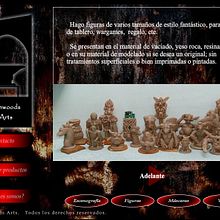 Web Presentación en flash: escultura y artesanía. Web Design project by Moisés Alcocer - 02.19.2015