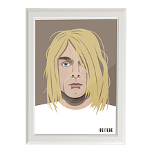 Kurt Cobain. Graphic Design, and Traditional illustration project by beitebe - 02.22.2015