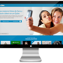 Diseño web red social BEQBE. Un proyecto de Desarrollo Web y Diseño Web de Proun Media - 23.02.2015