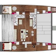 catamarán_planos_artísticos. Un progetto di 3D, Architettura, Architettura d'interni, Design, Interior design, Design e creazione di mobili, Product design e Design industriale di isaac gala - 23.02.2015