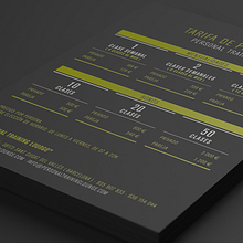 PERSONAL TRAINING LOUNGE – Diferenciarse es importante. Un projet de Br, ing et identité, Conseil créatif, Direction artistique, Design , Design de l'information, Conception éditoriale, Design graphique, Marketing , et Publicité de Sarai Glahn - 23.02.2015