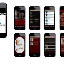 Diseño de aplicación móvil para CaixaForum. Un proyecto de Diseño de la información y Diseño gráfico de Patricia GG - 24.02.2015