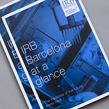 IRB BARCELONA – Comunicación efectiva. Un projet de Direction artistique, Design , Conception éditoriale, Design graphique , et Marketing de Sarai Glahn - 24.02.2015