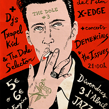 Cartel para la presentación del nuevo fanzine The Dole. Un progetto di Illustrazione tradizionale, Belle arti, Calligrafia, Design, Graphic design e Tipografia di Adrià Ferrer Marquès - 24.02.2015