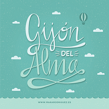Gijón del Alma - Los secretos dorados del Lettering Ein Projekt aus dem Bereich Kalligrafie, Design und Grafikdesign von Mara Rodríguez Rodríguez - 24.02.2015