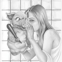 The secret  (grafito sobre papel). Traditional illustration, and Painting project by Carlos Fernández Nieto - 12.15.2017