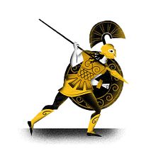 Greeks. Traditional illustration project by Raquel Jove - 02.25.2015