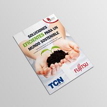 Folleto corporativo. Fujitsu.. Un proyecto de Diseño editorial y Diseño gráfico de Eva Herrero - 25.02.2015