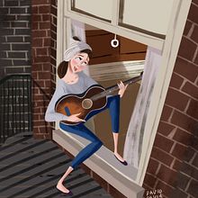 Moon River. Een project van Film, video en televisie, Ontwerp van personages y Traditionele illustratie van David Pavón Benítez - 25.02.2015