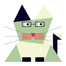 Gatintelectual. Ilustração tradicional projeto de María Bravo Guisado - 25.02.2015