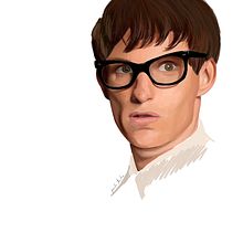 Eddie Redmayne . % Paula Benítez tarafından hazırlanan Geleneksel illüstrasyon, Güzel sanatlar, Ve Tablo projesi - 02.27.2015