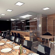 Render Interior - Restaurant. 3D, Architecture, Interior Architecture & Interior Design project by Dani Mercado - 10.05.2014