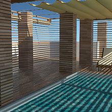 SOLARIUM EN CHILE. Un progetto di 3D, Architettura, Architettura d'interni, Design e Interior design di isaac gala - 02.03.2015